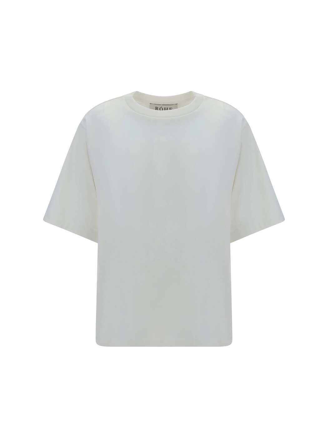 【土日限定クーポン配布中！】 ROHE ローエ Tシャツ レディース 秋冬2024 40822287 100 OPTIC WHITE 【関税・送料無料】【ラッピング無料】 iaのサムネイル