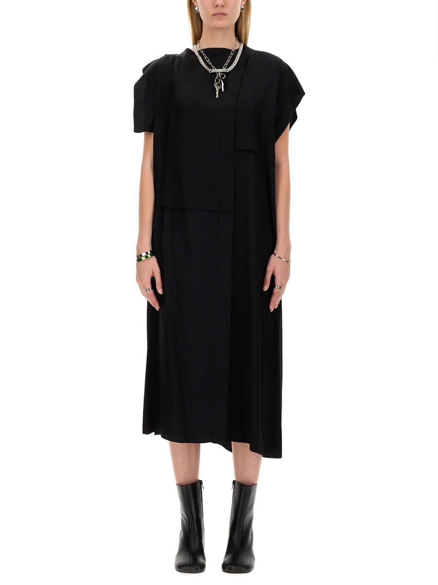 MM6 MAISON MARGIELA エムエム6 メゾン マルジェラ ブラック BLACK ドレス レディース 秋冬2024 S52DG0021_S54450900 【関税・送料無料】【ラッピング無料】 iaのサムネイル