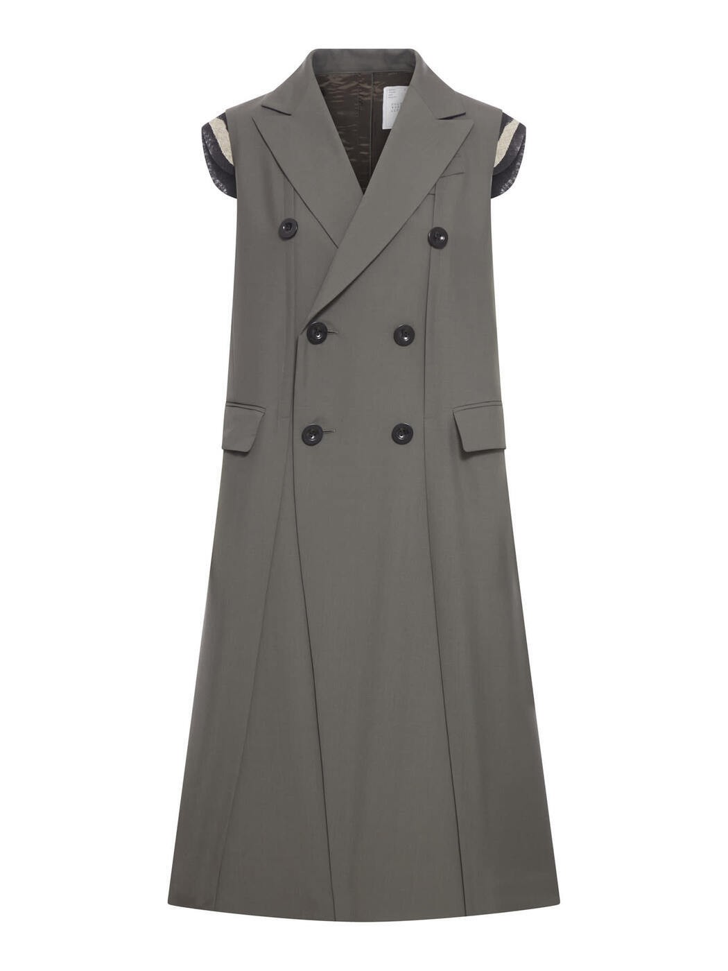 SACAI サカイ カーキグリーン Khaki コート レディース 秋冬2024 2407337 501 KHAKI 【関税・送料無料】【ラッピング無料】 iaのサムネイル