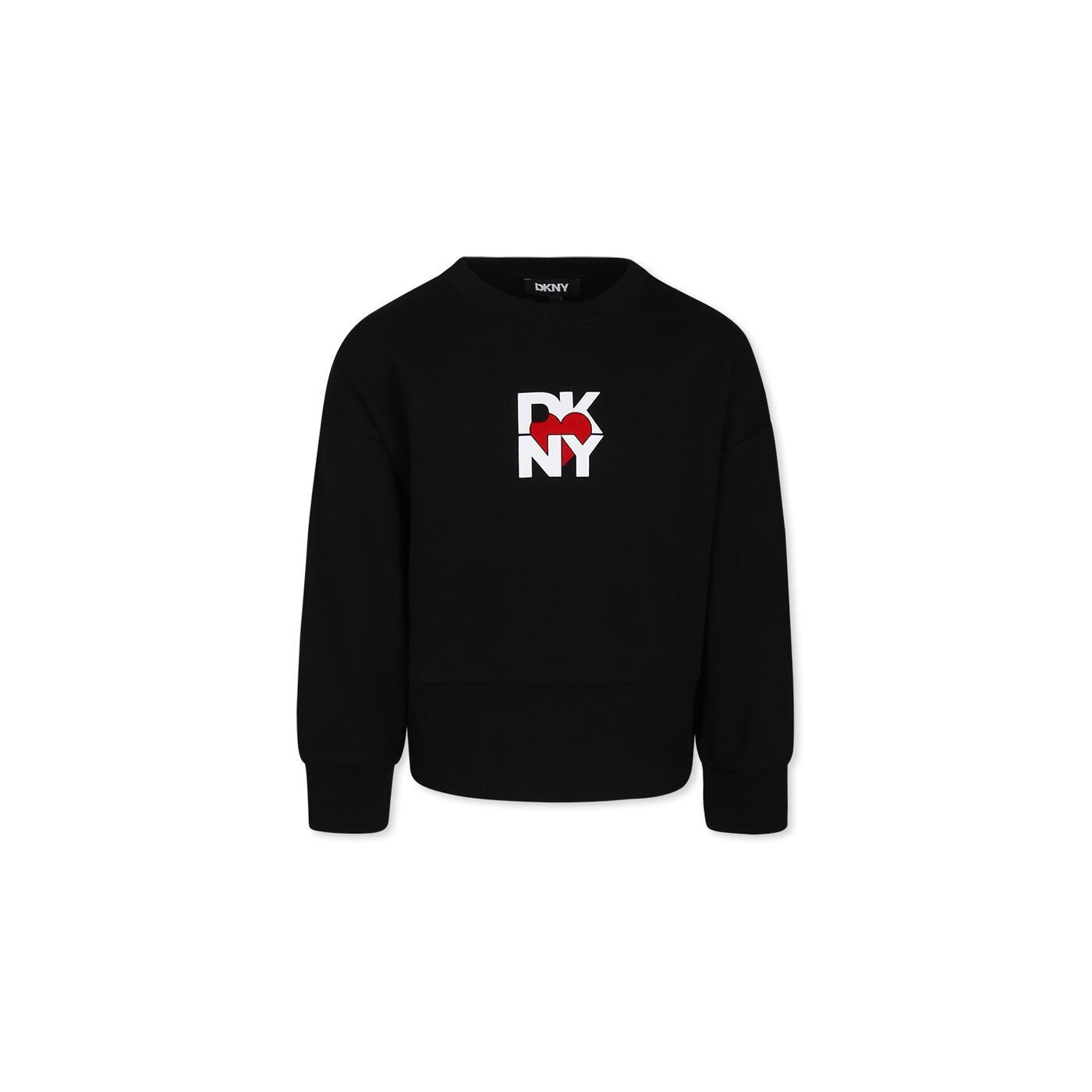 DKNY ディー ケイ エヌ ワイ ブラック Black トップス ガールズ 秋冬2024 D62082 09B 【関税・送料無料】【ラッピング無料】 iaのサムネイル