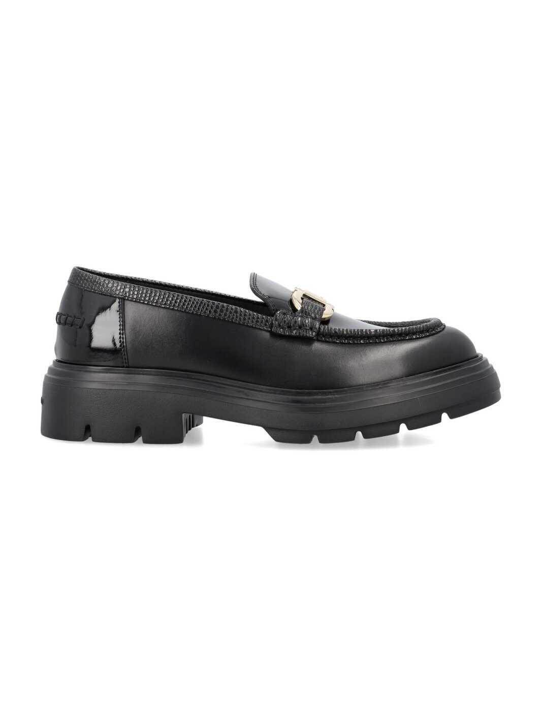 FERRAGAMO フェラガモ ブラック NERO フラットシューズ レディース 秋冬2024 01I731775103NERO 【関税・送料無料】【ラッピング無料】 iaのサムネイル