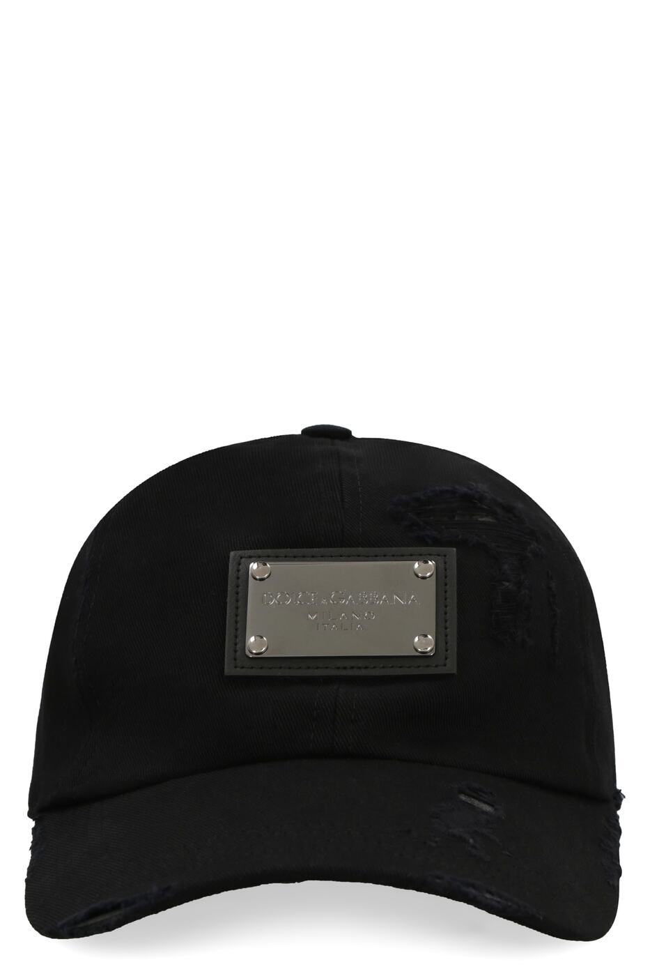 DOLCE&GABBANA ドルチェ&ガッバーナ ブラック Black 帽子 メンズ 春夏2024 GH860AFU6X8N0000 【関税・送料無料】【ラッピング無料】 iaのサムネイル