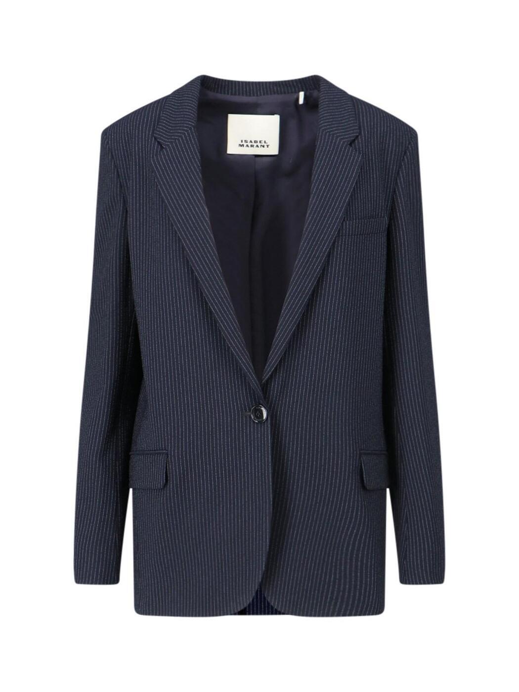ISABEL MARANT イザベル マラン ブルー BLUE ジャケット レディース 秋冬2024 B3F01I VE0368FA MIEC 【関税・送料無料】【ラッピング無料】 iaのサムネイル