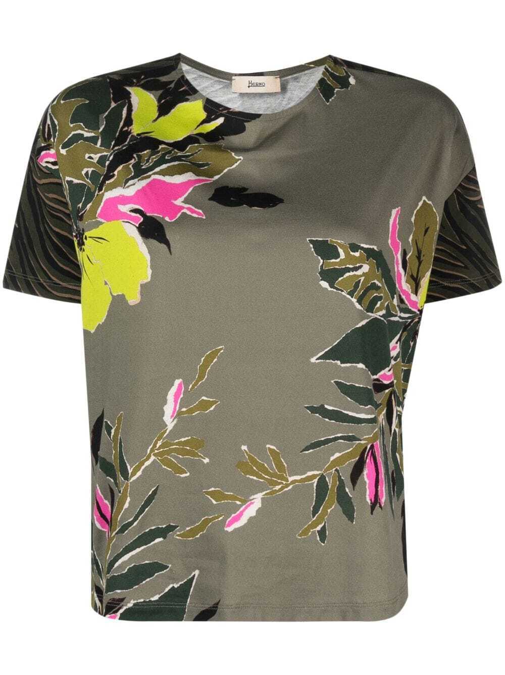 HERNO ヘルノ マルチカラー Multi Tシャツ レディース 秋冬2023 JG000193D52049P 8420 MULTI 【関税・送料無料】【ラッピング無料】 iaのサムネイル