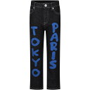 【お買い物マラソンxポイントアップ最大44倍】 KENZO ケンゾー ブラック Black パンツ ボーイズ 秋冬2023 K54011 Z11 ia