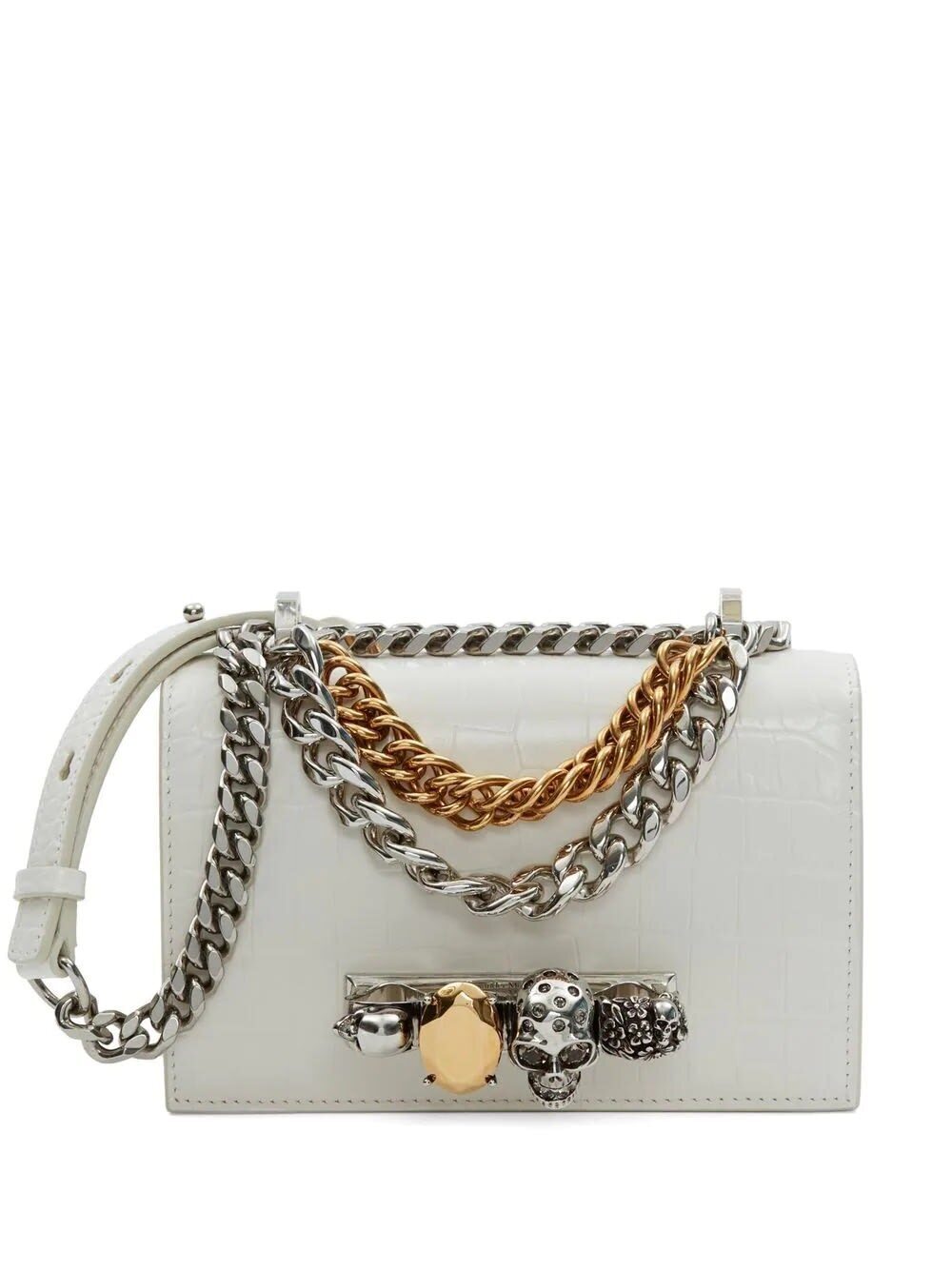 ALEXANDER MCQUEEN アレキサンダー マックイーン ホワイト White バッグ レディース 秋冬2024 732793-1HB029210 【関税・送料無料】【ラッピング無料】 iaのサムネイル
