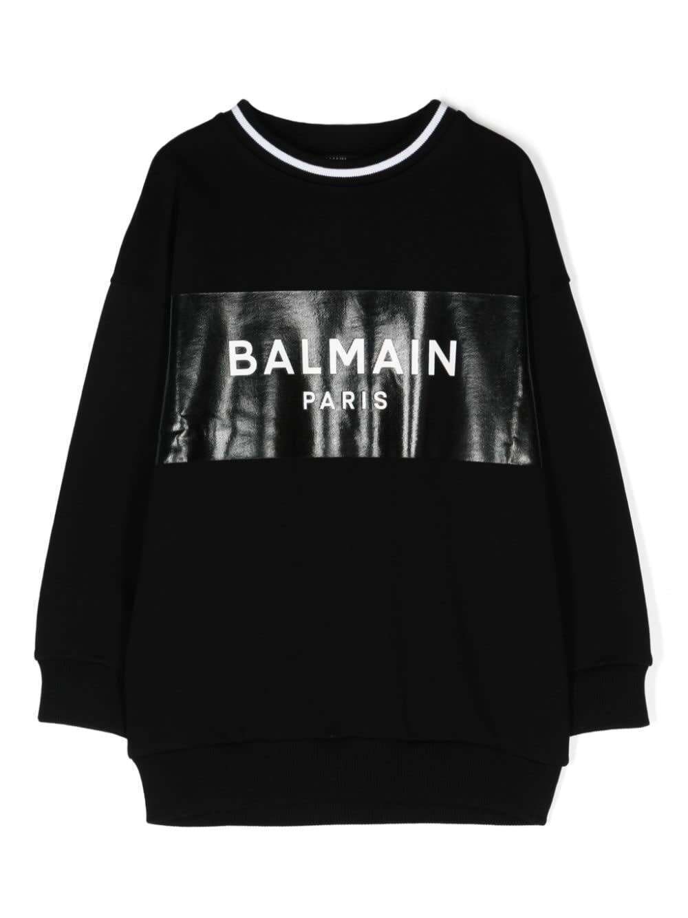 BALMAIN バルマン ブラック Bianco e Nero スウェット ボーイズ 秋冬2024 BV4Q80 Z0081 930BC 【関税・送料無料】【ラッピング無料】 iaのサムネイル