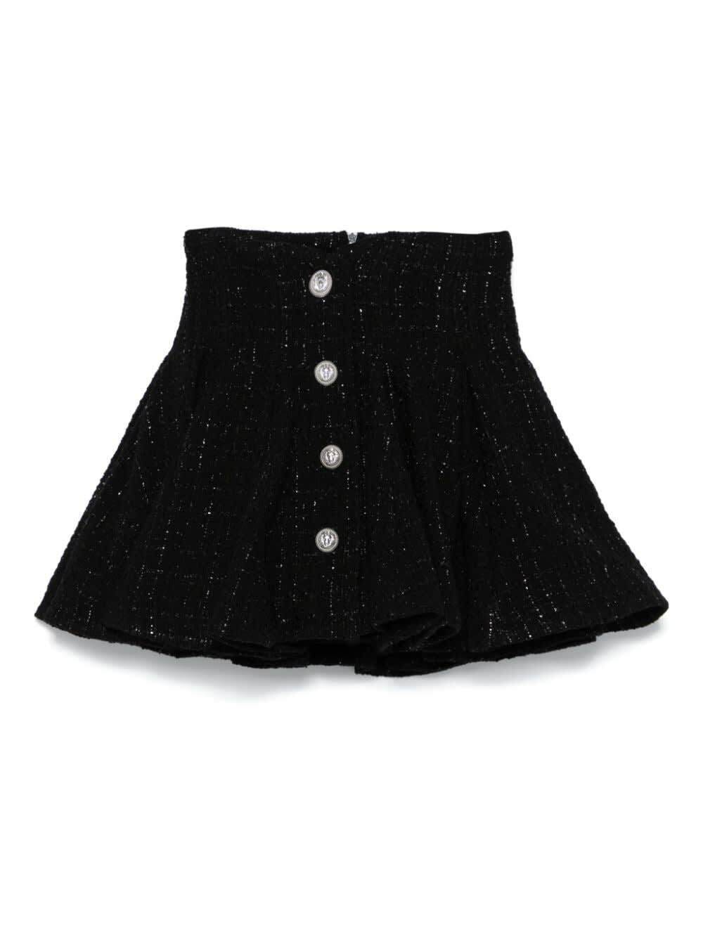 BALMAIN バルマン ブラック Black パンツ ガールズ 秋冬2024 BV7B21 E0197 930AG 【関税・送料無料】【ラッピング無料】 iaのサムネイル
