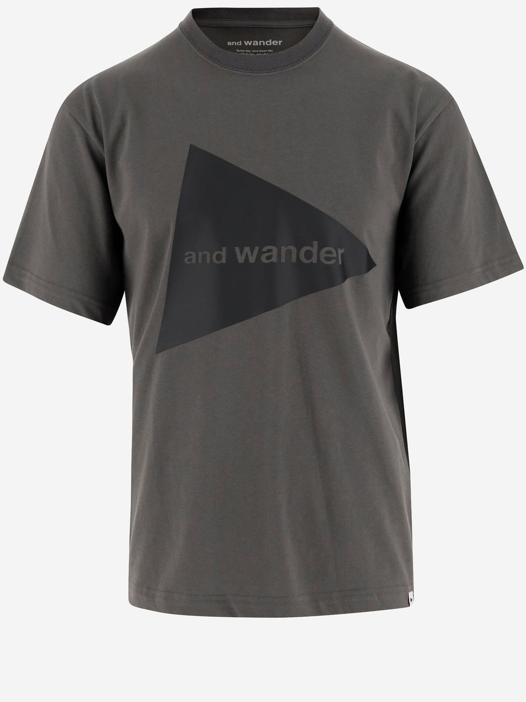 AND WANDER アンドワンダー グレー Grey Tシャツ メンズ 秋冬2024 5744284171022 【関税・送料無料】【ラッピング無料】 iaのサムネイル