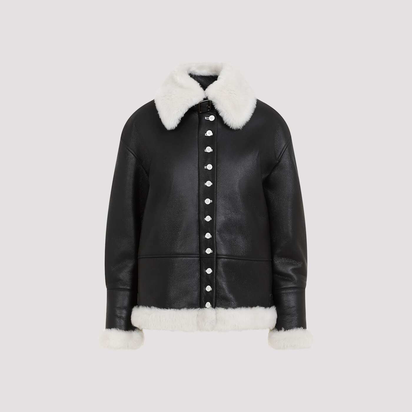 LOEWE ロエベ ジャケット レディース 秋冬2024 S540Y2SL02 2101 WHITE BLACK 【関税・送料無料】【ラッピング無料】 iaのサムネイル