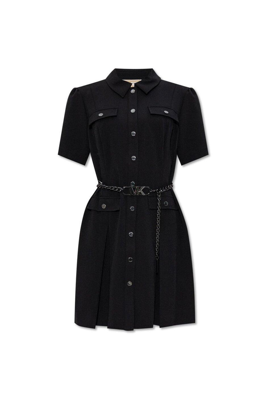 MICHAEL KORS マイケルコース ブラック Black ドレス レディース 秋冬2024 MF482IZ3GZ 001 BLACK 【関税・送料無料】【ラッピング無料】 iaのサムネイル