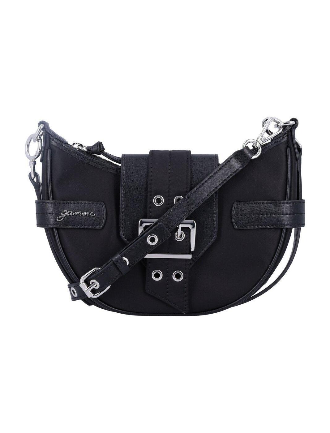 GANNI ガニー ブラック Black バッグ レディース 秋冬2024 A6134 99 【関税・送料無料】【ラッピング無料】 iaのサムネイル