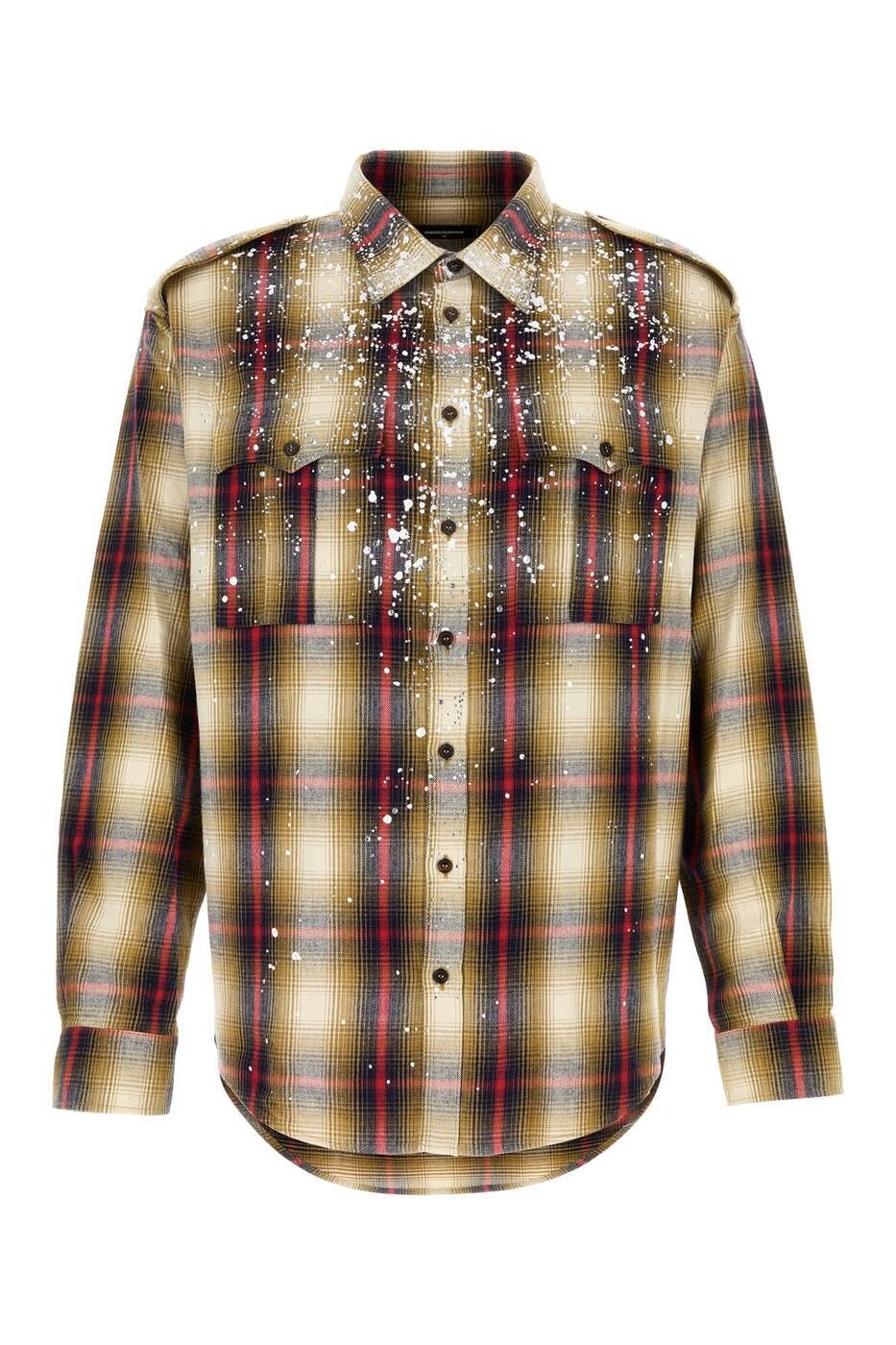 DSQUARED2 ディースクエアード シャツ メンズ 秋冬2024 S71DM0744S52230 002F 【関税・送料無料】【ラッピング無料】 iaのサムネイル