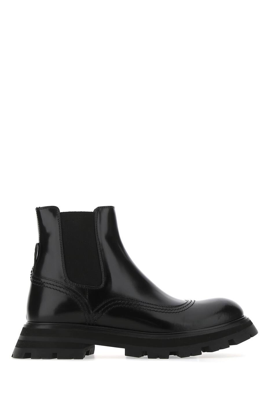 ALEXANDER MCQUEEN アレキサンダー マックイーン ブラック BLACK ブーツ レディース 秋冬2021 666367WHZ84 1000 【関税・送料無料】【ラッピング無料】 iaのサムネイル