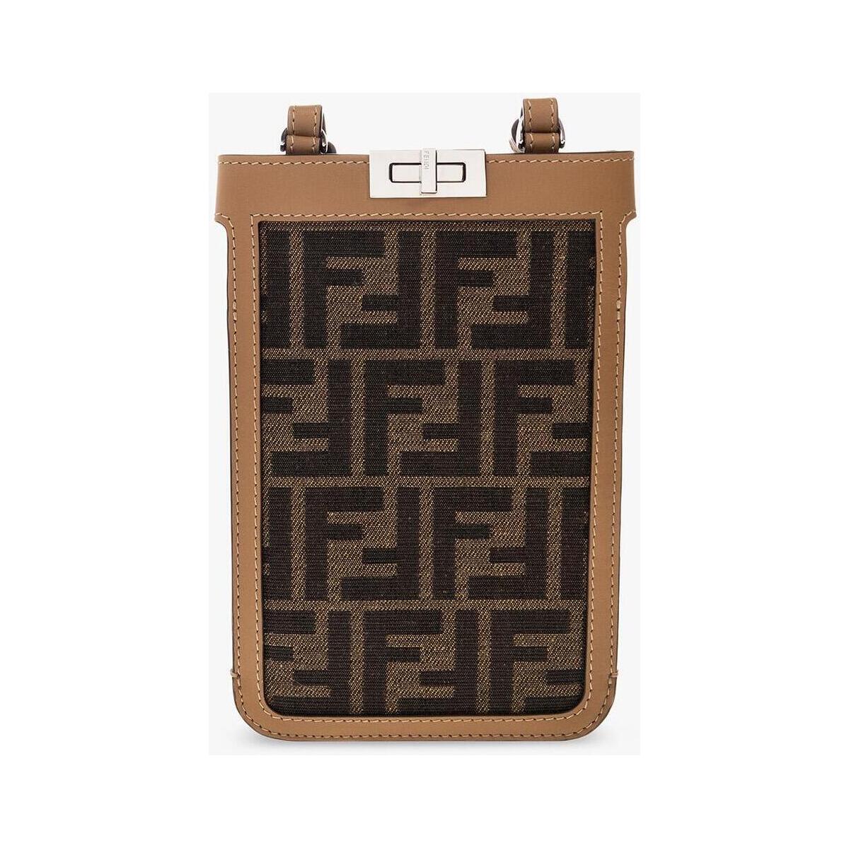 フェンディ 財布（メンズ） 【毎月1日はエントリーでポイント3倍！】 FENDI フェンディ ブラウン BROWN 財布 メンズ 春夏2023 7AS156 AFBVF1HRM 【関税・送料無料】【ラッピング無料】 ia