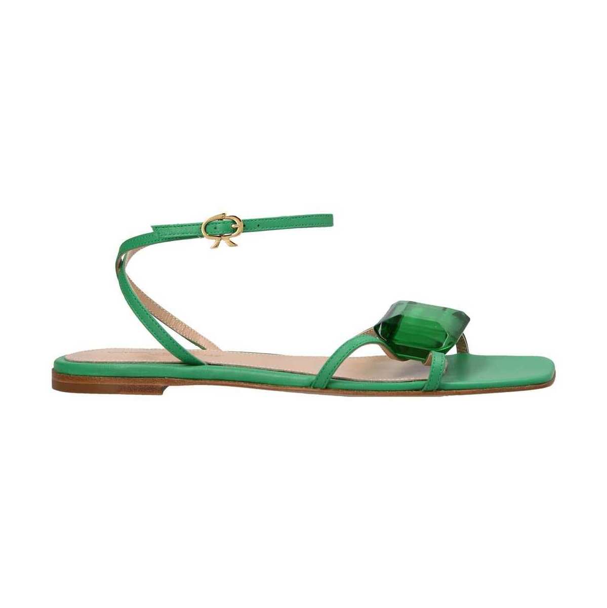 GIANVITO ROSSI ジャンヴィトロッシ グリーン Green サンダル レディース 春夏2023 G3227405CUONAPGREEN 【関税・送料無料】【ラッピング無料】 iaのサムネイル