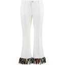 【15,000円以上1,000円OFF!!】 EMILIO PUCCI エミリオ プッチ ホワイト White パンツ レディース 春夏2023 3EDT623E998_100 【関税・送料無料】【ラッピング無料】 ia