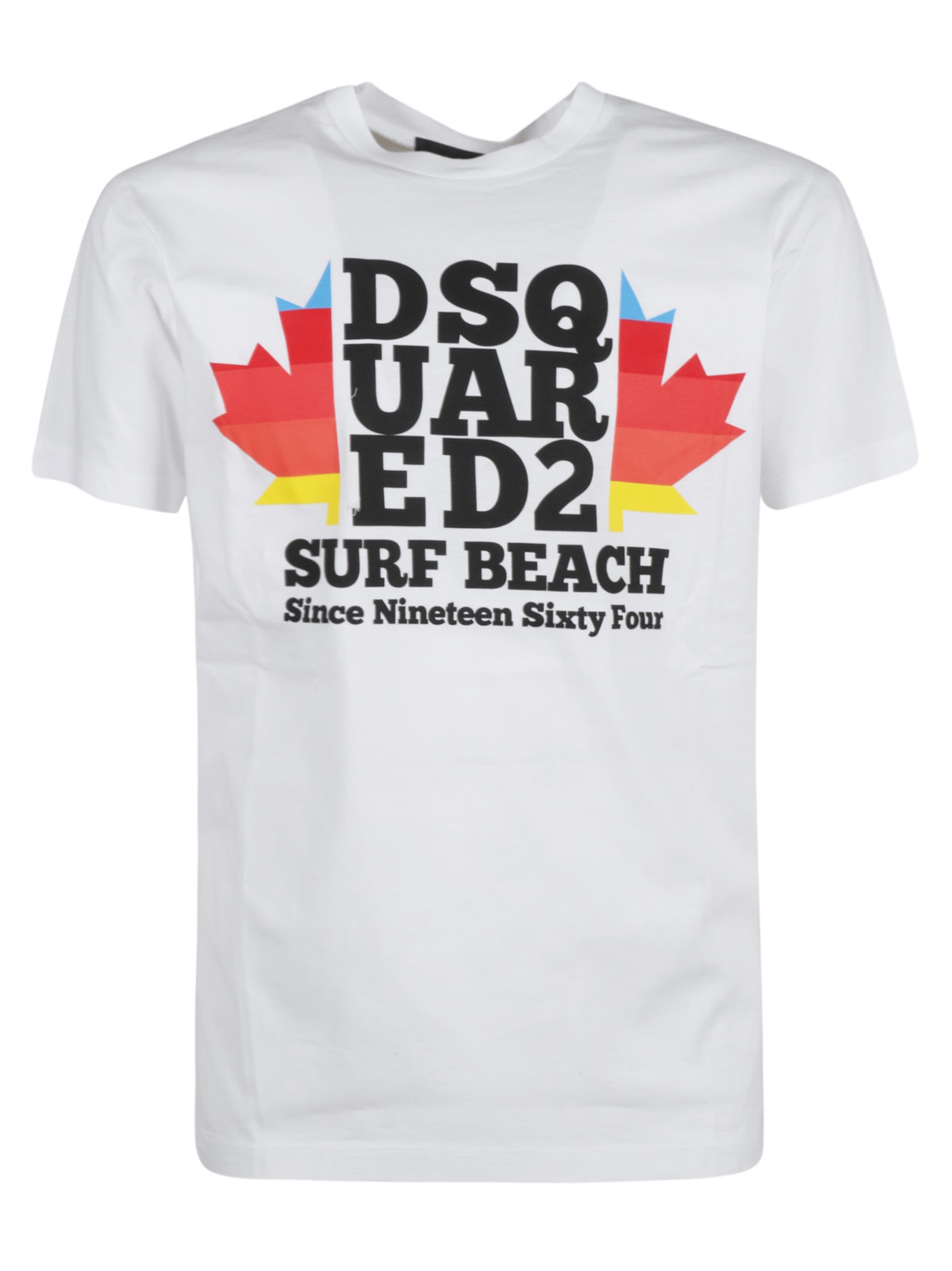 DSQUARED2 ディースクエアード ホワイト White Tシャツ メンズ 春夏2023 S74GD1135S23009 100 【関税・送料無料】【ラッピング無料】 ia