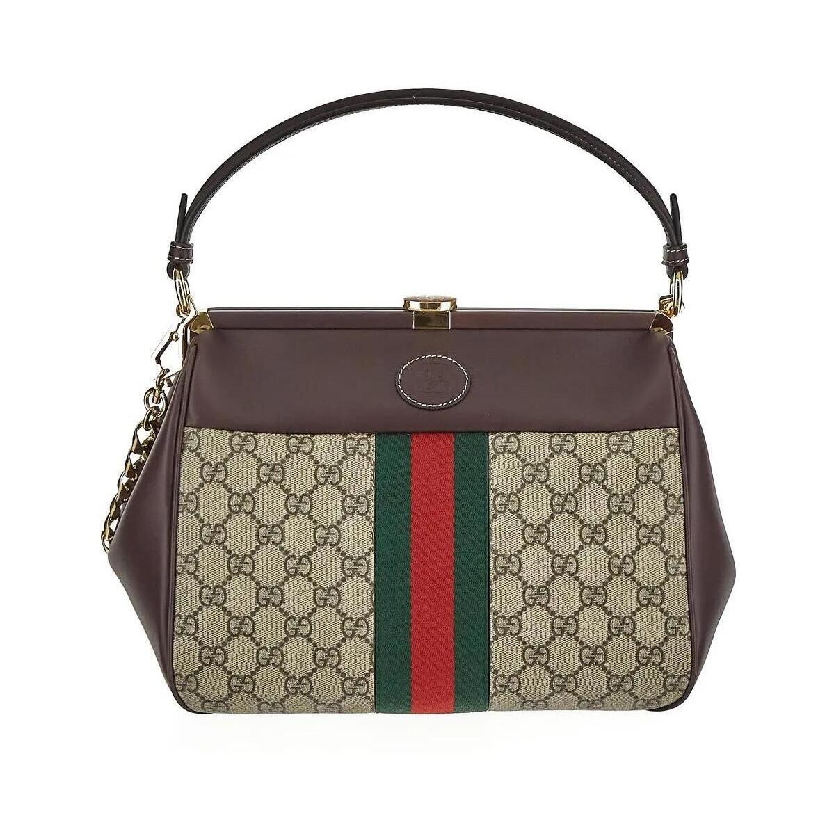 GUCCI グッチ Beige/Ebano/Chocolat トートバッグ レディース 春夏2023 726428FABG89887 【関税・送料無料】【ラッピング無料】 iaのサムネイル