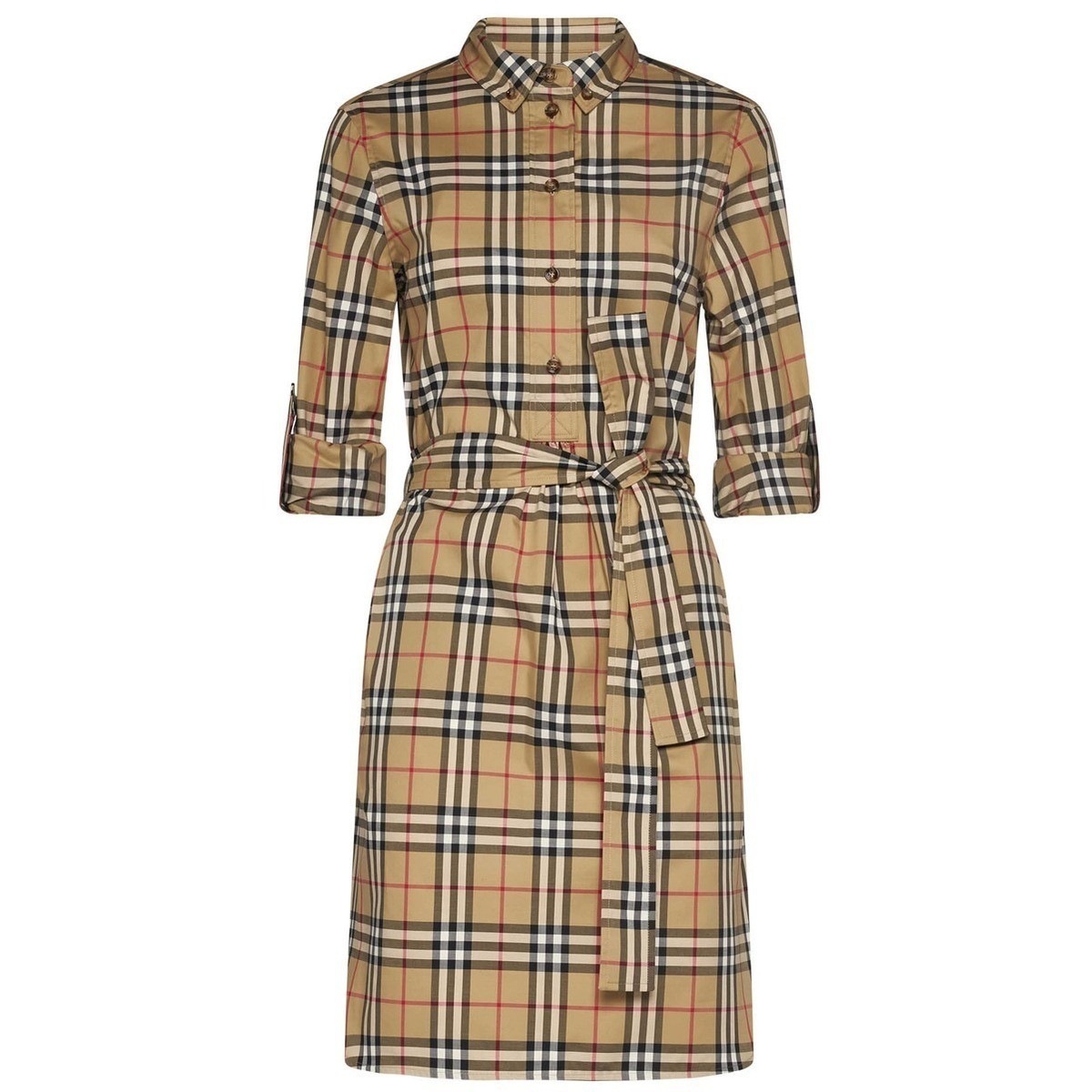 BURBERRY バーバリー Archive beige ip chk ドレス レディース 秋冬2023 8024585 -A7028 【関税・送料無料】【ラッピング無料】 iaのサムネイル