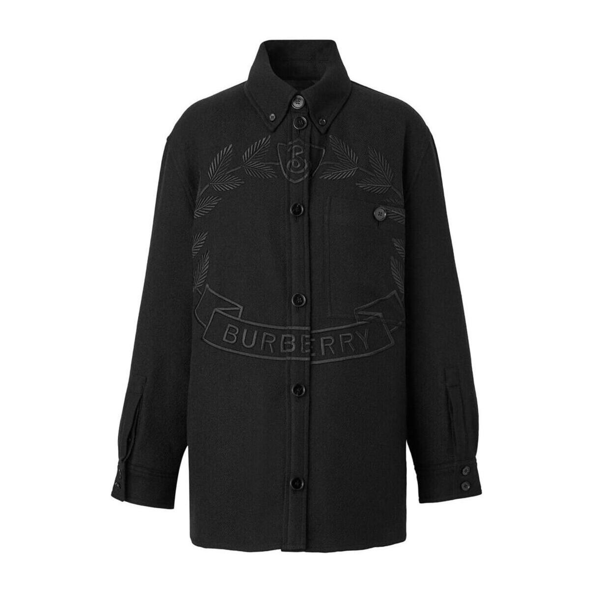 BURBERRY バーバリー ブラック Black ジャケット レディース 春夏2023 8062344_1004 【関税・送料無料】【ラッピング無料】 iaのサムネイル