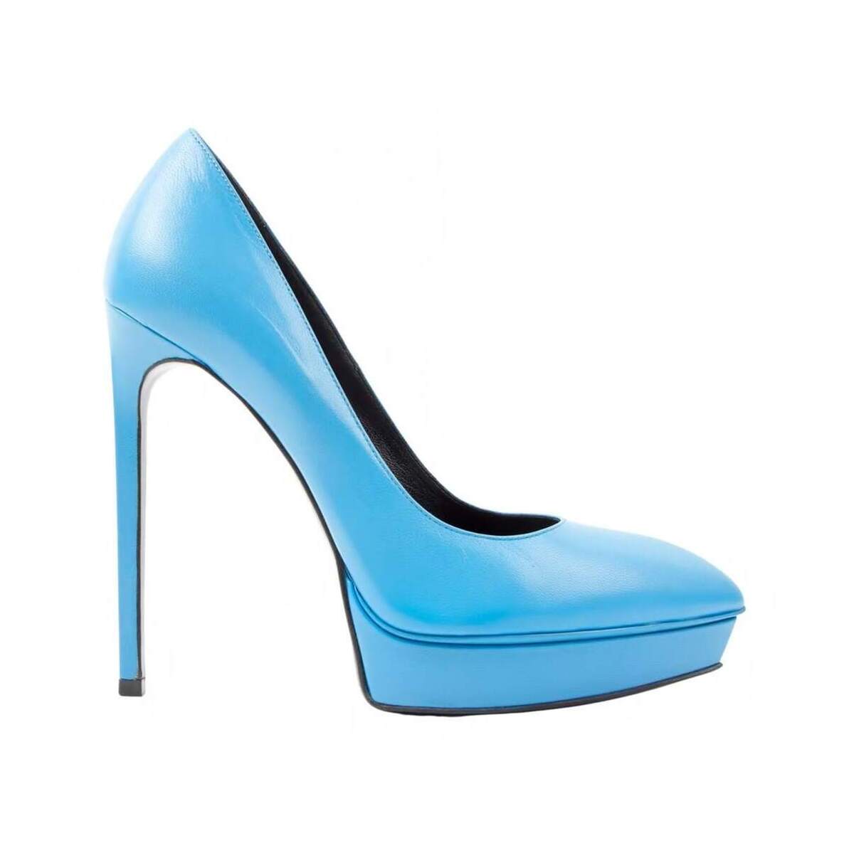 サンローラン ハイヒール SAINT LAURENT PARIS イヴ サンローラン ブルー Blue パンプス レディース 春夏2023 SHOES PUMPS blue heel 【関税・送料無料】【ラッピング無料】 ia