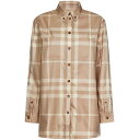 【15,000円以上1,000円OFF!!】 BURBERRY バーバリー ベージュ Beige シャツ レディース 春夏2023 8069297 .A7464 【関税・送料無料】【ラッピング無料】 ia