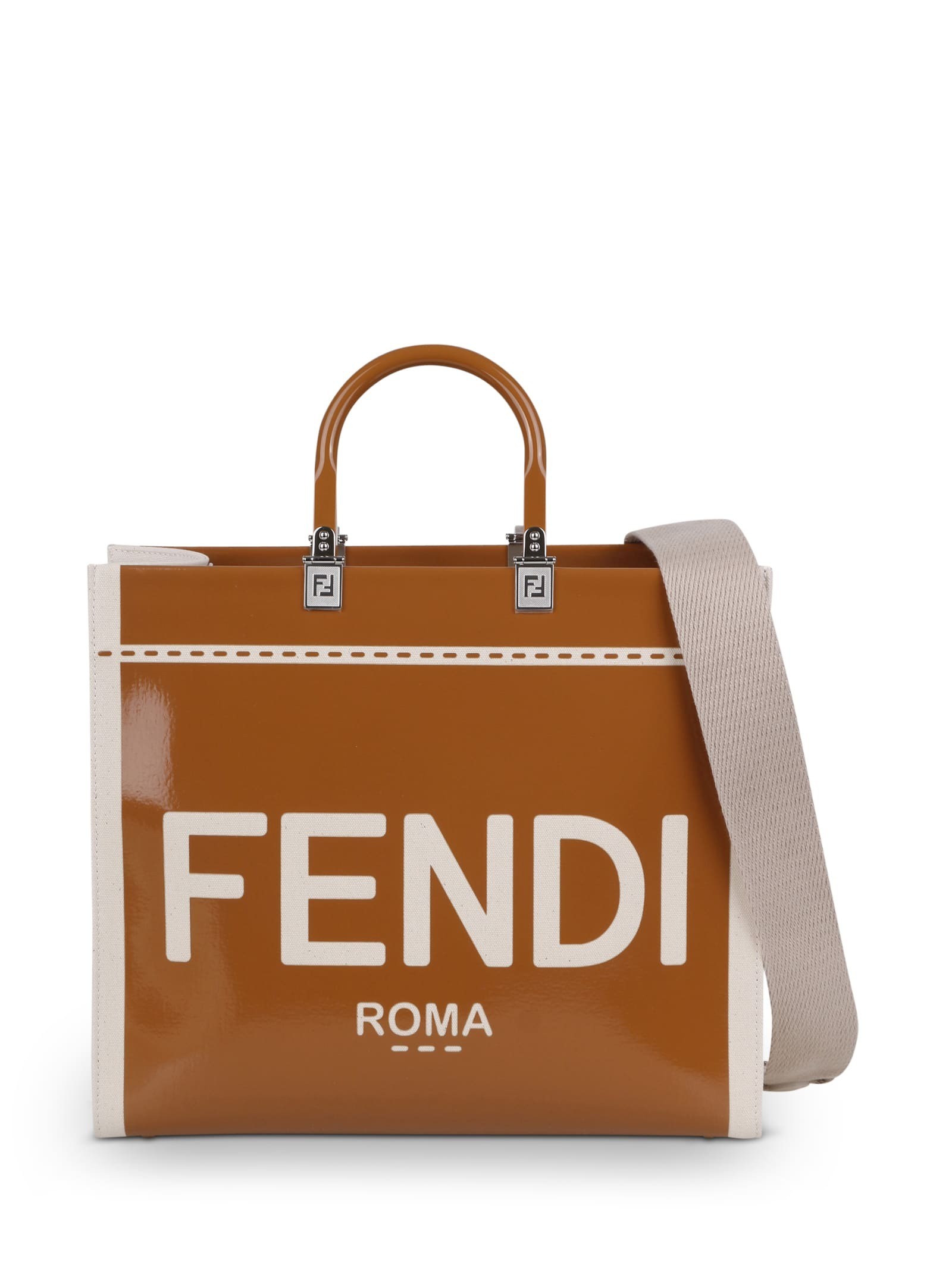 フェンディ 革トートバッグ レディース FENDI フェンディ トートバッグ レディース 春夏2023 8BH386ANT7ANT7F1LG2 【関税・送料無料】【ラッピング無料】 ia