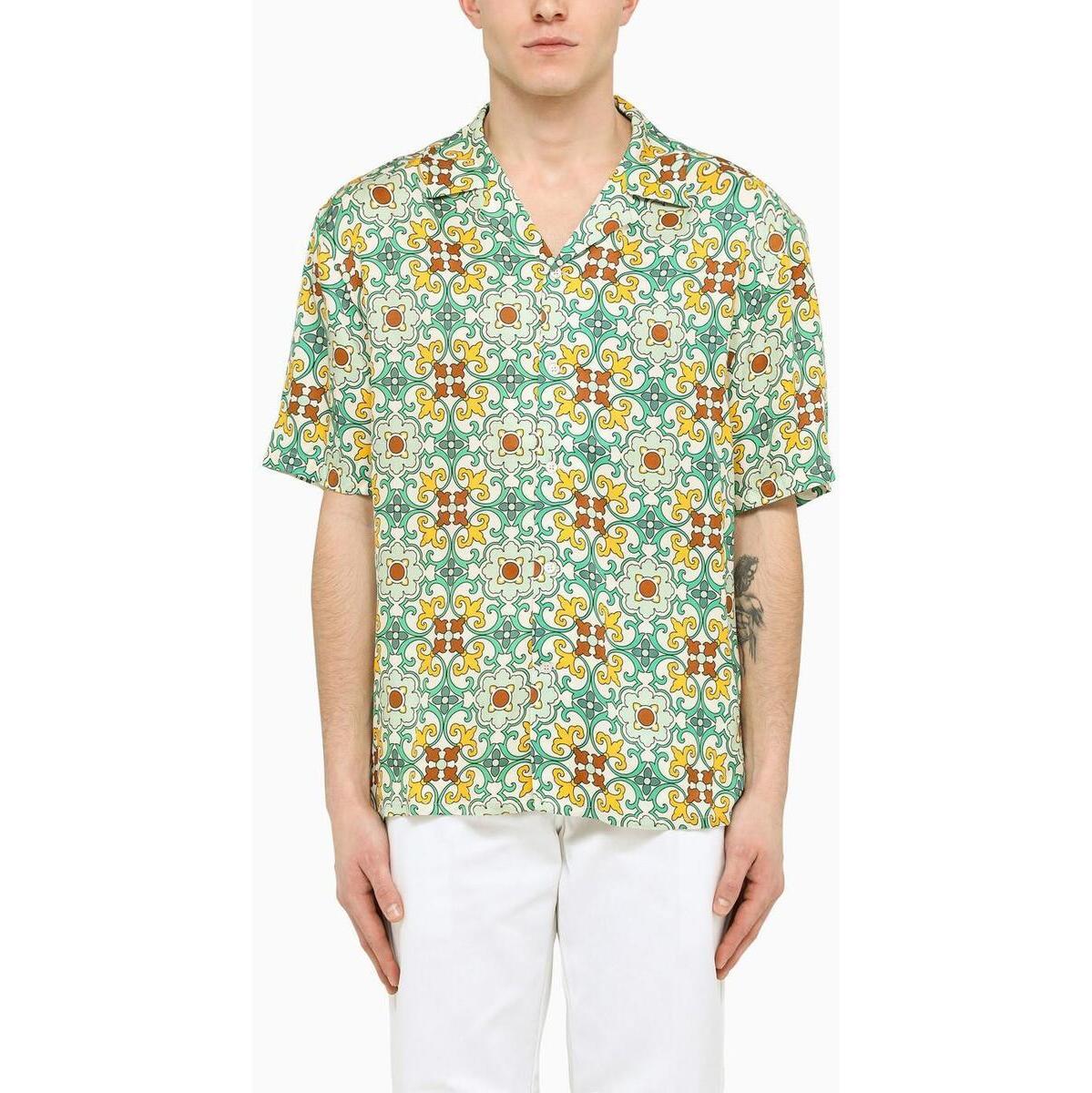 DROLE DE MONSIEUR ドロール ド ムッシュ Green シャツ メンズ 春夏2023 SH129-VI004 GN 【関税・送料無料】【ラッピング無料】 iaのサムネイル