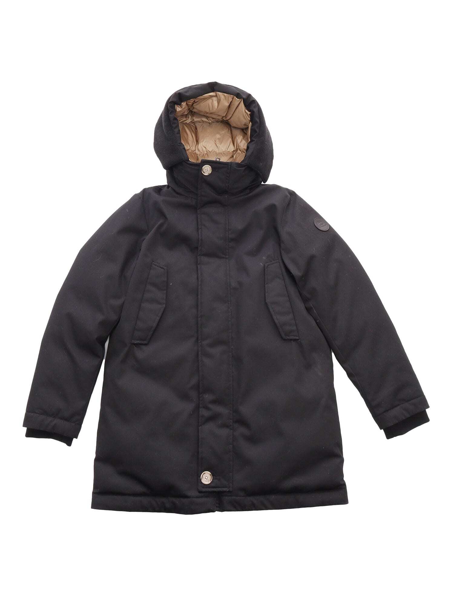  WOOLRICH ウールリッチ ブラック BLACK ジャケット ボーイズ 秋冬2022 CFWKOU0300MRUT1974.100  ia