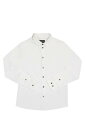 EMPORIO ARMANI エンポリオ・アルマーニ ホワイト White シャツ ボーイズ 春夏2023 3H4CH64JFGZ 0100 【関税・送料無料】【ラッピング無料】 ia