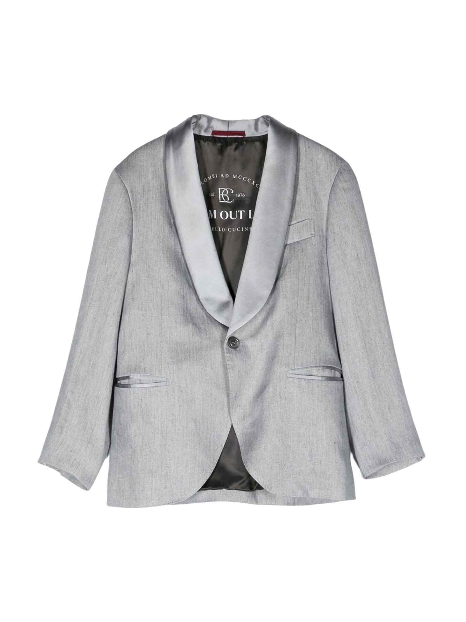 BRUNELLO CUCINELLI ブルネロ クチネリ グレー Grigio ジャケット ボーイズ 春夏2023 BD443S714 C047 ..