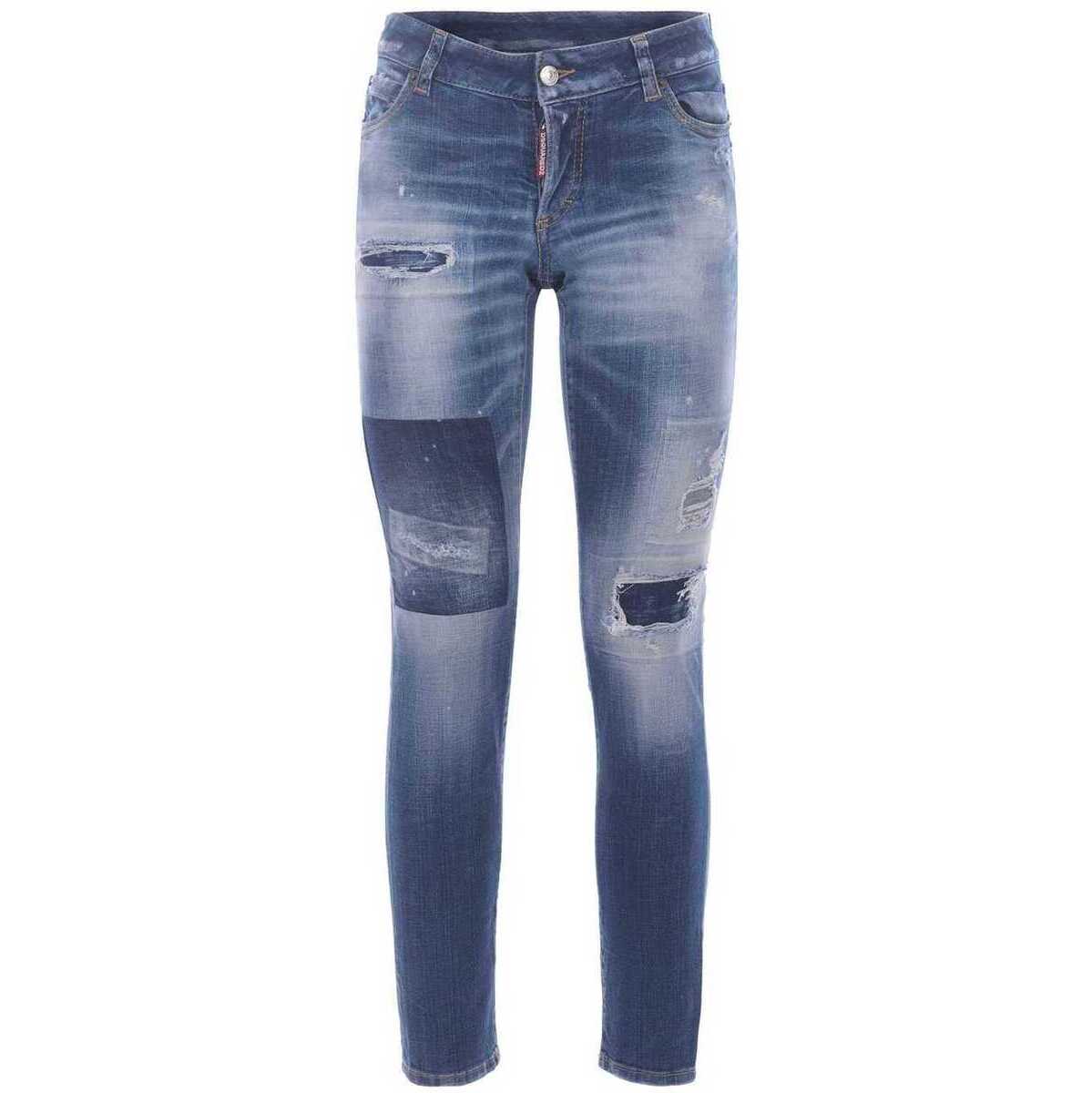 【本日5の付く日ポイント4倍!】 DSQUARED2 ディースクエアード ブルー Denim デニム レディース 秋冬2021 S72LB0451 S30342-470 【関税・送料無料】【ラッピング無料】 ia