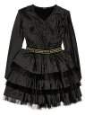 BALMAIN バルマン ブラック Black ドレス ガールズ 秋冬2023 BT1C10J0292930OR 【関税・送料無料】【ラッピング無料】 ia