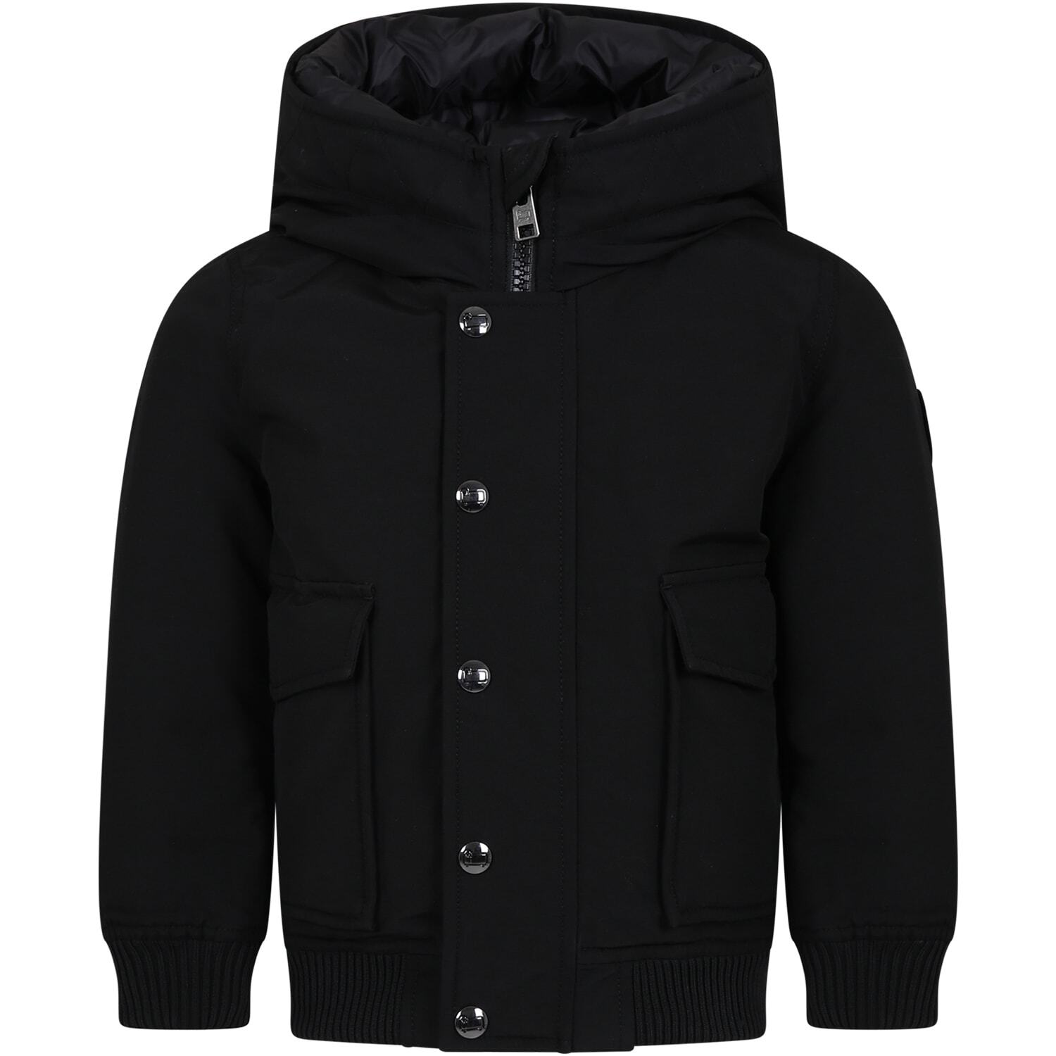  WOOLRICH ウールリッチ ブラック Black ジャケット ボーイズ 秋冬2023 CFWKOU0398MRUT0641 BLK  ia