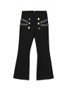 BALMAIN バルマン ブラック Nero パンツ ガールズ 春夏2023 BS6B10J0035 930 【関税・送料無料】【ラッピング無料】 ia