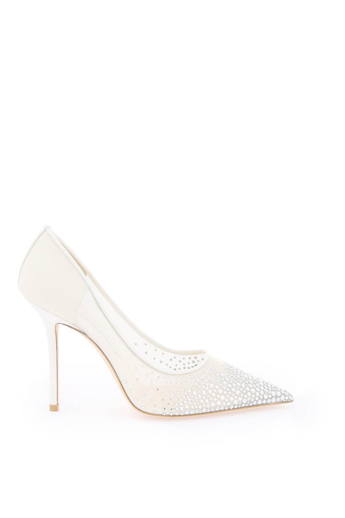 JIMMY CHOO ジミーチュウ WHITE CRYSTAL (White) パンプス レディース 秋冬2023 LOVE 100 NYT WHCRY 【関税・送料無料】【ラッピング無料】 iaのサムネイル