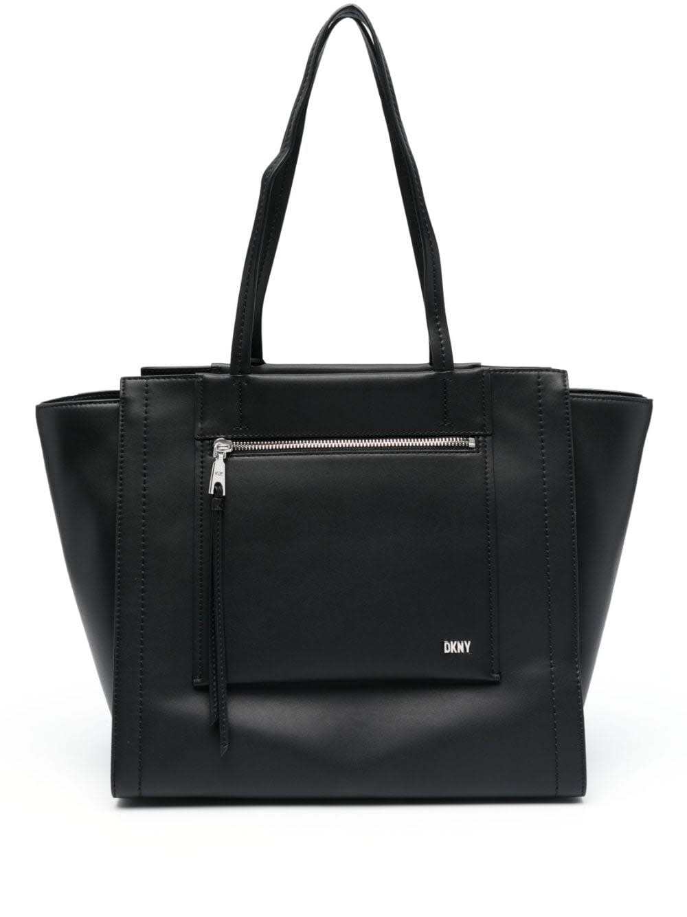 DKNY ダナキャランニューヨーク トートバッグ レディース 秋冬2023 R31AKX24 BSV BLACK SILVER 【関税・送料無料】【ラッピング無料】 ia