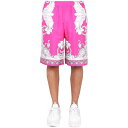 【楽天スーパーSALE!!100000円以上4000円OFFクーポン対象】 VERSACE ヴェルサーチ レッド FUCSIA ショーツ メンズ 秋冬2022 1002476_1A041555P470 【関税・送料無料】【ラッピング無料】 ia