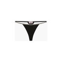 NUE ヌエ ブラック BLACK アンダーウェア レディース 秋冬2021 2021.10 ROSIE SILK THONG BLACK 【関税・送料無料】【ラッピング無料】 ia