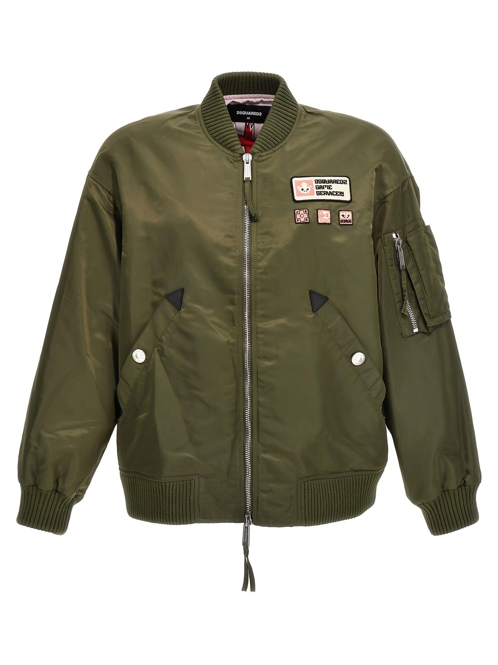 【11/10限定 1,000円オフクーポンあり】 DSQUARED2 ディースクエアード グリーン Green コート レディース 秋冬2023 S75AM0995S78094727 【関税・送料無料】【ラッピング無料】 iaのサムネイル