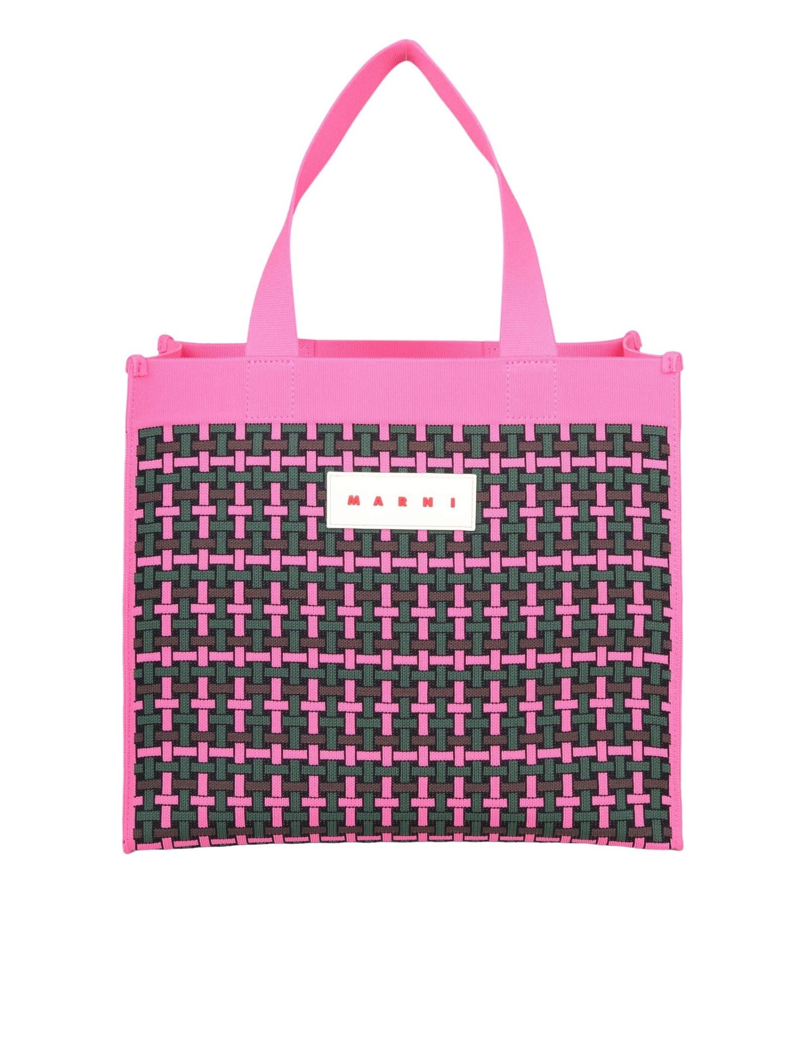 マルニ A4対応バッグ レディース 【土日限定クーポン配布中！】 MARNI マルニ レッド Fucsia トートバッグ レディース 秋冬2023 SHMP0076Q0P5799 ZO602 【関税・送料無料】【ラッピング無料】 ia