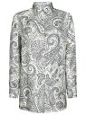 ETRO エトロ ブラック Bianco/nero シャツ レディース 春夏2023 12400 4246 990 【関税・送料無料】【ラッピング無料】 ia