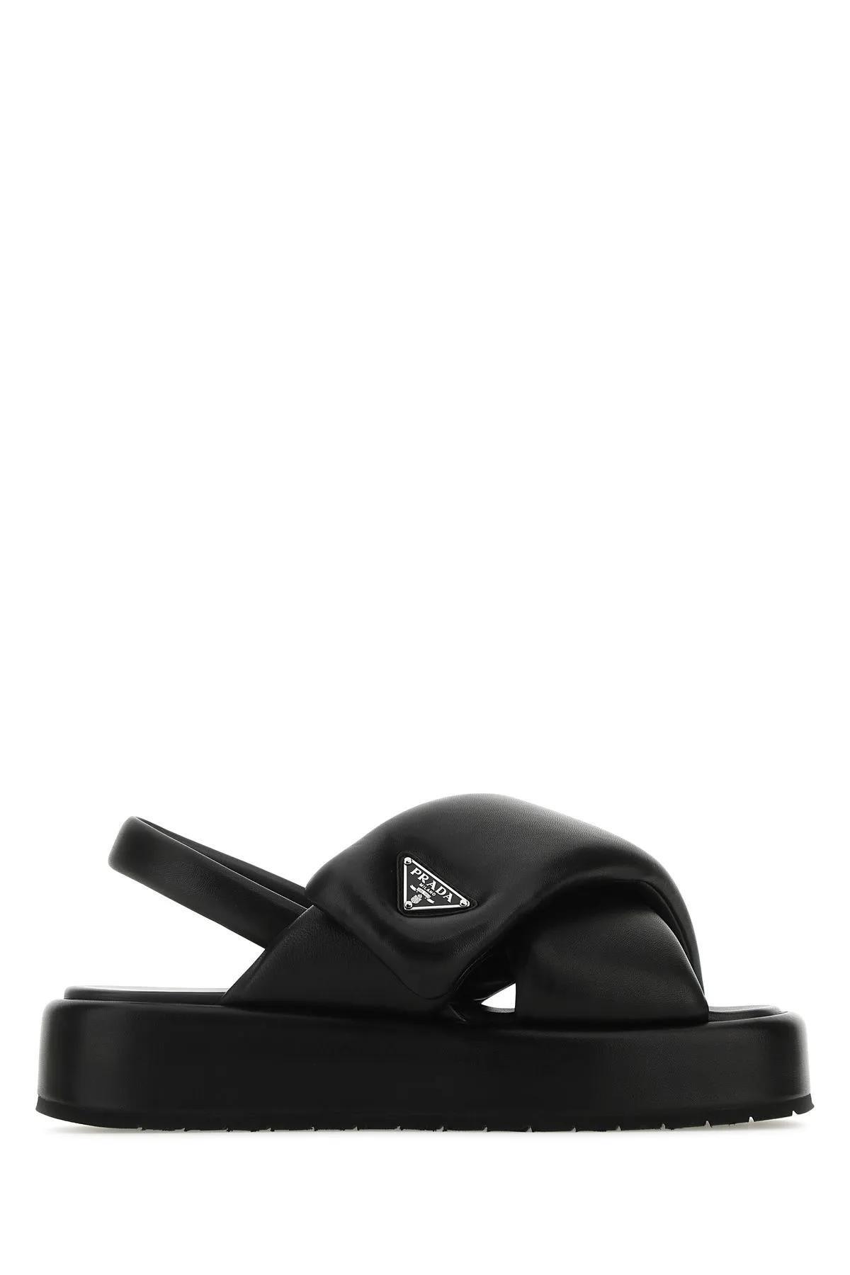 PRADA プラダ NERO サンダル レディース 春夏2023 1XZ758F0352DL8F0002 【関税・送料無料】【ラッピング無料】 iaのサムネイル