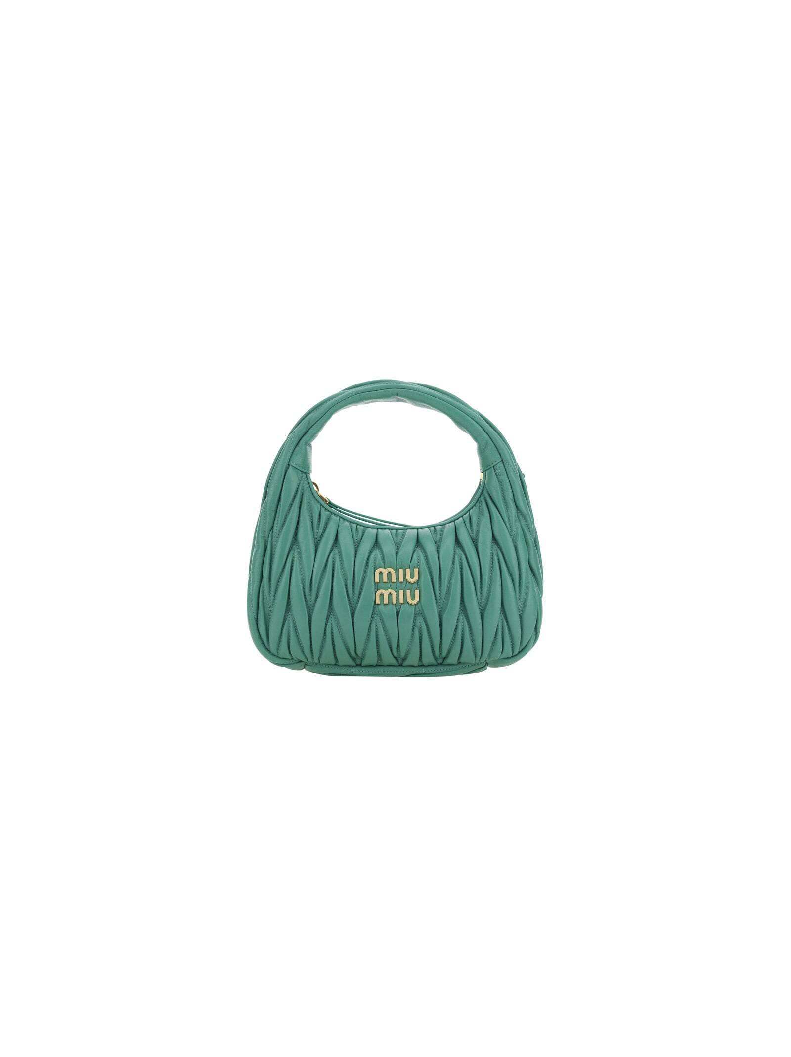 MIU MIU ミュウ ミュウ VERDE SALVIA バッグ レディース 春夏2023 5BC125VOOYN88F0092 【関税・送料無料】【ラッピング無料】 iaのサムネイル