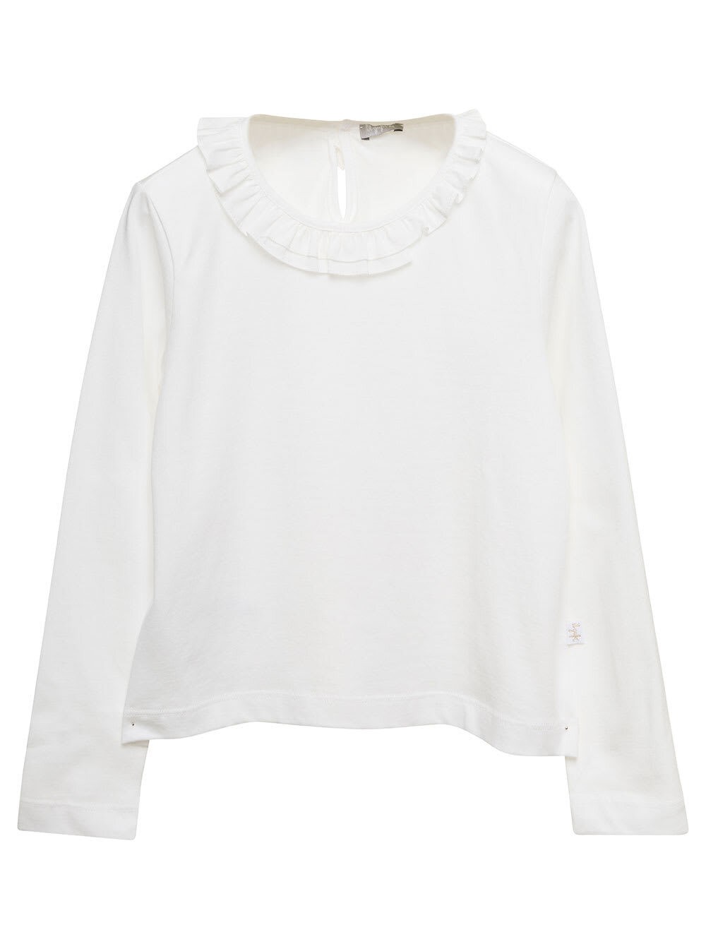 IL GUFO イルグッフォ ホワイト White トップス ガールズ 秋冬2023 A23TA342MF0021010 【関税・送料無料】【ラッピング無料】 ia