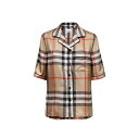 【15,000円以上ご購入で1,000円OFF！】 BURBERRY バーバリー ブラウン Brown シャツ レディース 春夏2023 8052749_ARCHIVEBEI 【関税・送料無料】【ラッピング無料】 ia