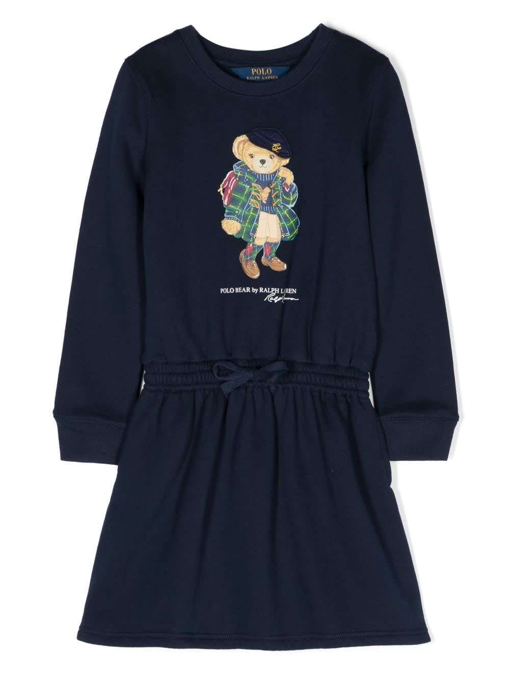 ラルフローレン　ドレス POLO RALPH LAUREN ポロ・ラルフローレン ドレス ガールズ 秋冬2023 312.916767.002 002 FRENCH NAVY 【関税・送料無料】【ラッピング無料】 ia