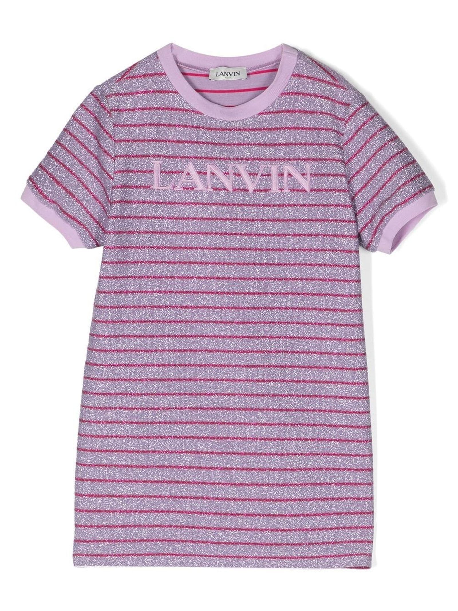 【15,000円以上ご購入で1,000円OFF！】 LANVIN ランバン パープル Malva ドレス ガールズ 春夏2023 N12065 933 MALVA 【関税・送料無料】【ラッピング無料】 ia