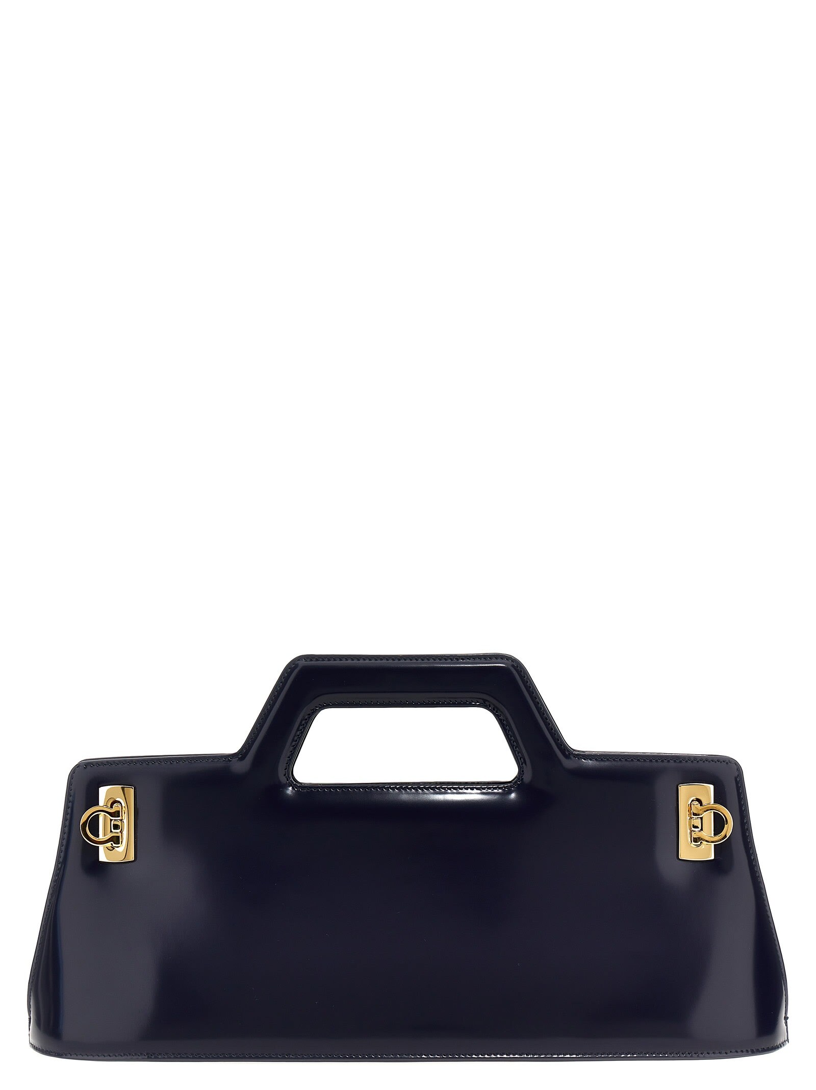 【楽天スーパーSALE対象商品】 FERRAGAMO フェラガモ Blue トートバッグ レディース 秋冬2023 0766579MIDNIGHT iaのサムネイル
